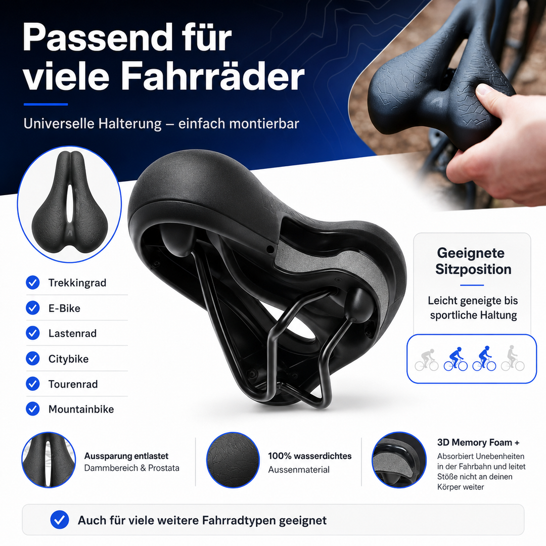 Ergonomic Comfort Bike Saddle