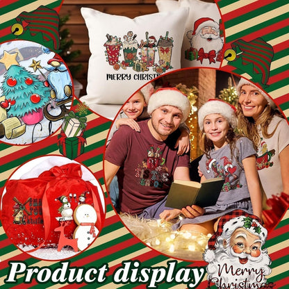 🎄Ein weihnachtliches Überraschungsgeschenkpaket mit DTF-Transferaufklebern – sofort einsatzbereit!