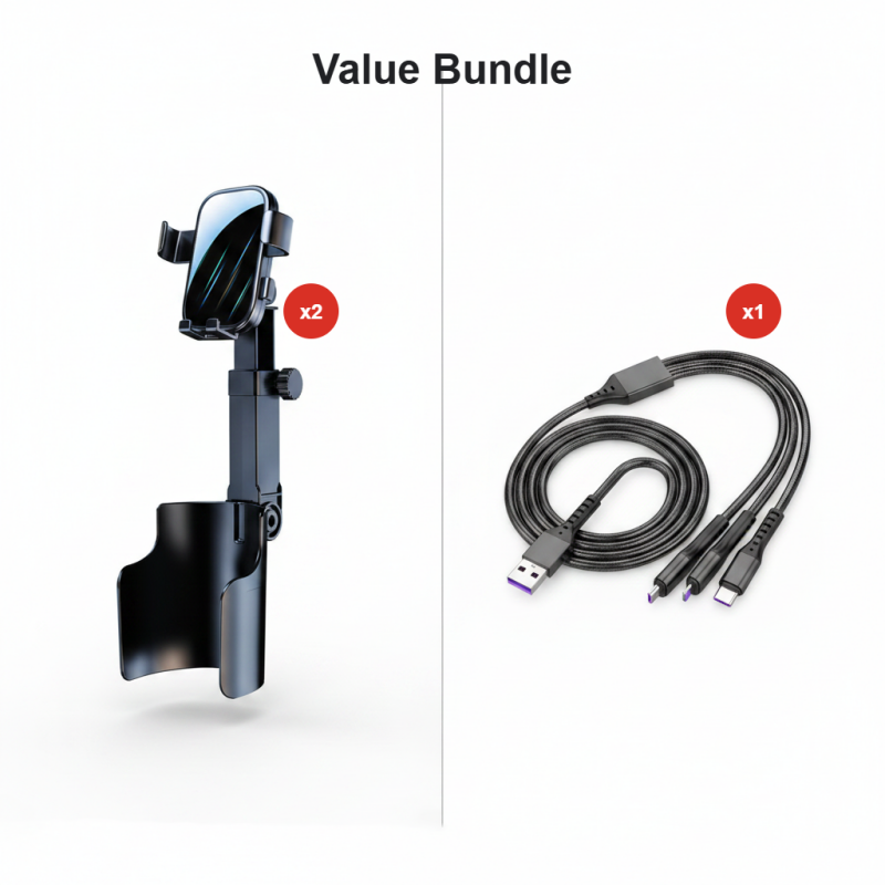 ⭐2026 New Arrival💥HOT SALE🥳🧲Car Cup Holder Phone Mount – 360° Adjustable, Strong N52 Magnet, One-Hand Operation, Fits All Phones, Stable Magnetic &amp; Clamp Models for Safe Driving