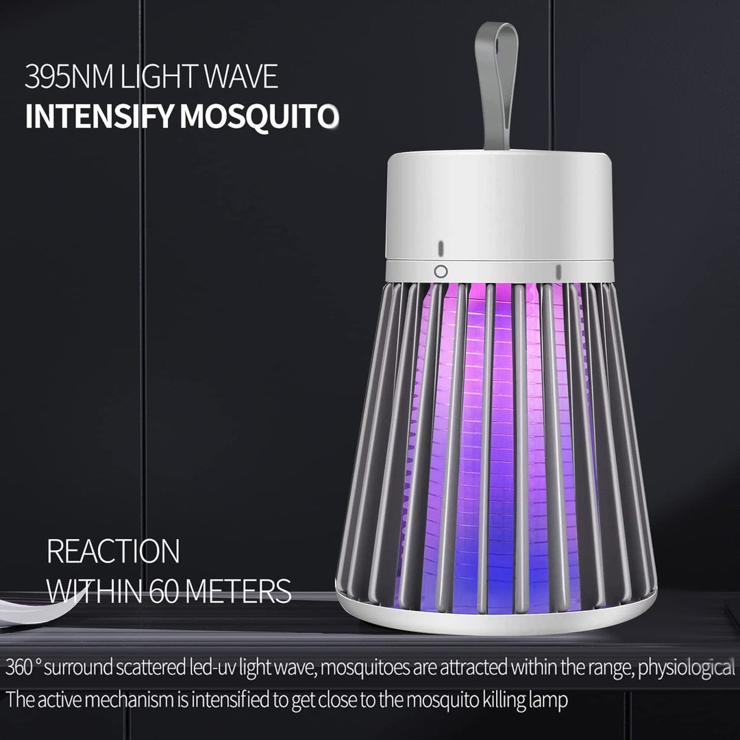 🦟USB/Rechargeable Portable Mosquito &amp; Fly Trap Lamp for Indoor &amp; Outdoor