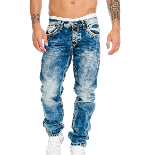 Unkomplizierte Sommer-Jeans für Herren – leichte Stretch-Qualität, gerader Schnitt, vielseitig kombinierbar ☀️👍