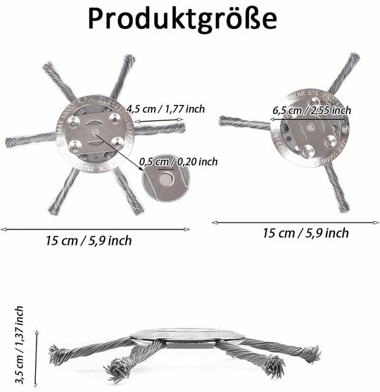 👨‍🌾 LIMITED-TIME 50% RABATT! 💪 Ersatzkopf für Fadentrimmer – Stahl, Universell, Hitzeresistent ⚙️