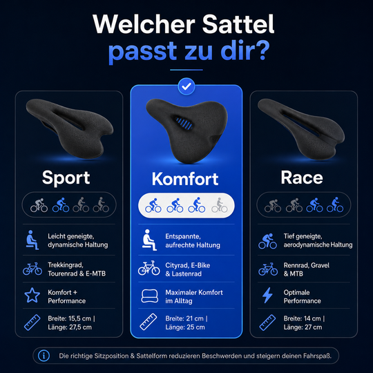 Ergonomic Comfort Bike Saddle