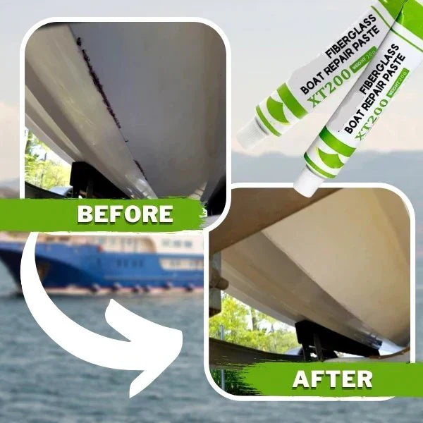 50% OFF! ✨Fiberglass Boat Repair Paste | Instant Gelcoat Filler for Scratches, Cracks &amp; Gouges | No-Mix Marine Grade Compound✨