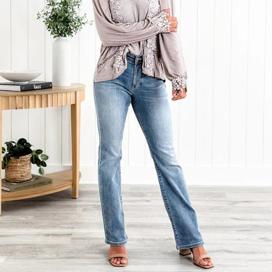 👖 41% RABATT! ✨ Hochelastische Jeans zur Bauchkontrolle – Schmeichelt jeder Figur, Tummy Control &amp; Höchster Tragekomfort 💙