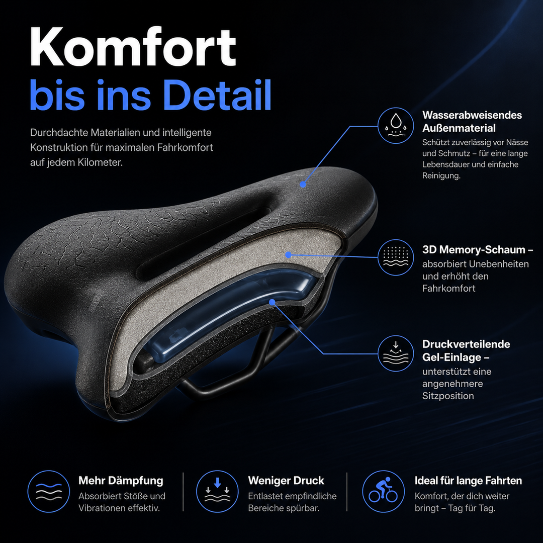 Ergonomic Comfort Bike Saddle