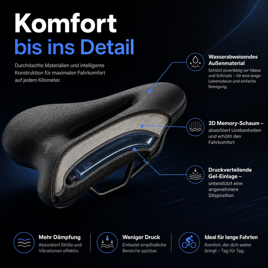 Ergonomic Comfort Bike Saddle