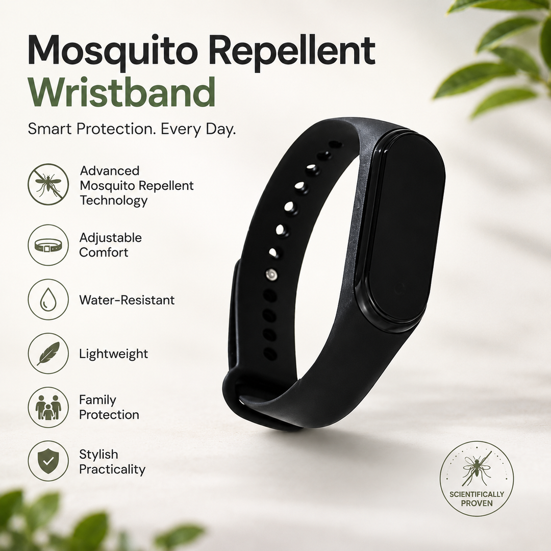 Ultrasonic Mosquito Repellent Wristband