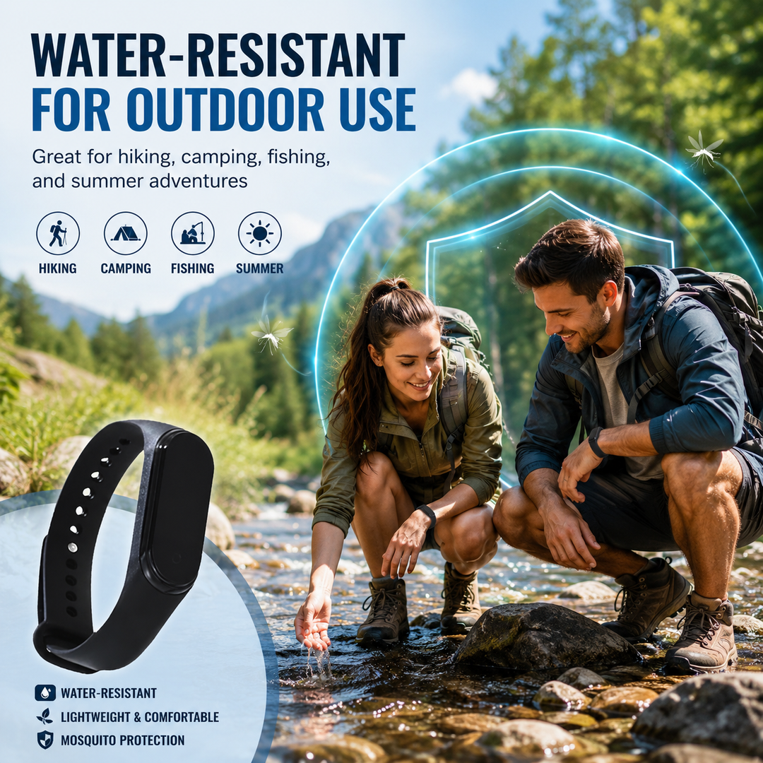 Ultrasonic Mosquito Repellent Wristband