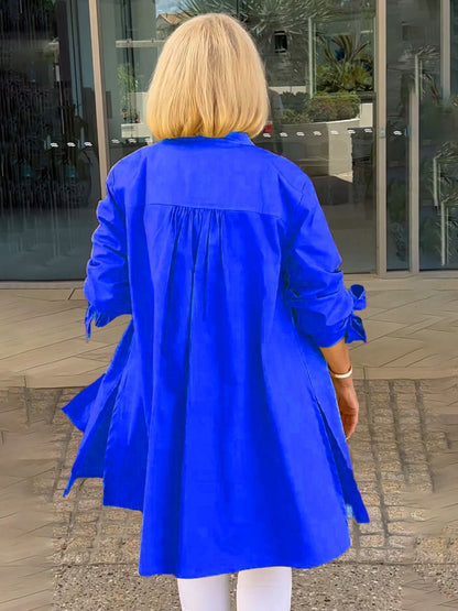 ✨2025 Neues Design✨Langjacken aus einfarbiger Baumwolle