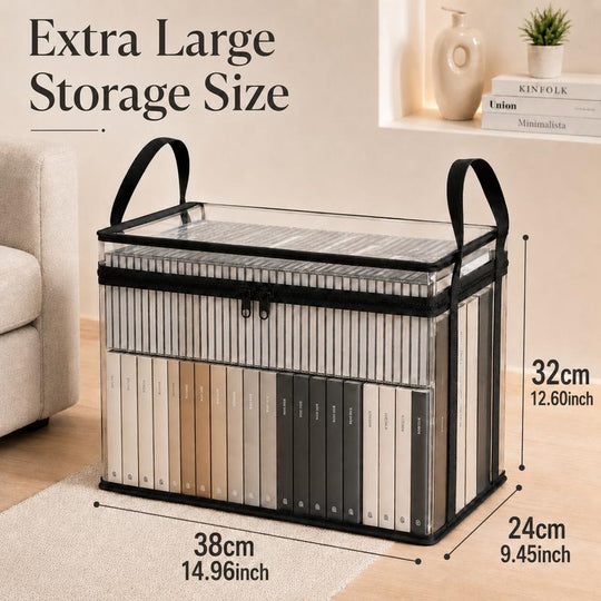 ⏳LAST DAY BUY 2 GET 1 FREE!!💕HomeVault™🇬🇧 Transparent Storage Bag – Large, Dust &amp; Moisture-Proof with Handle✨Ultimate All-in-One Organizer for Clothes, Toys, Books, Stuffed Animals &amp; Absolutely Everything! 🧸📚👕🧦