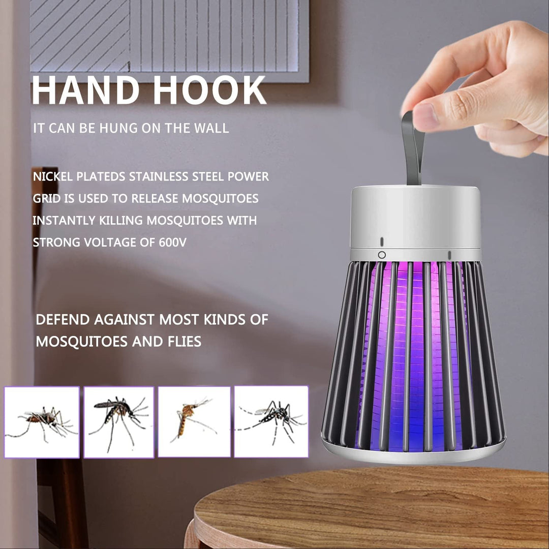 🦟USB/Rechargeable Portable Mosquito &amp; Fly Trap Lamp for Indoor &amp; Outdoor
