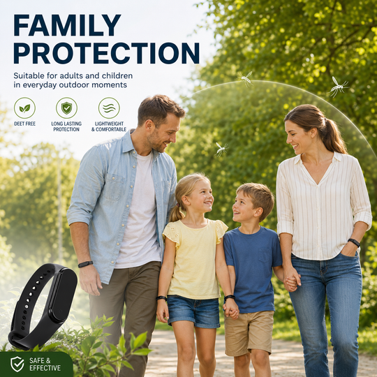 Ultrasonic Mosquito Repellent Wristband
