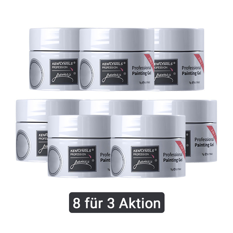 3-in-1 Mehrzweck-Nagelbasisgel mit hoher Transparenz