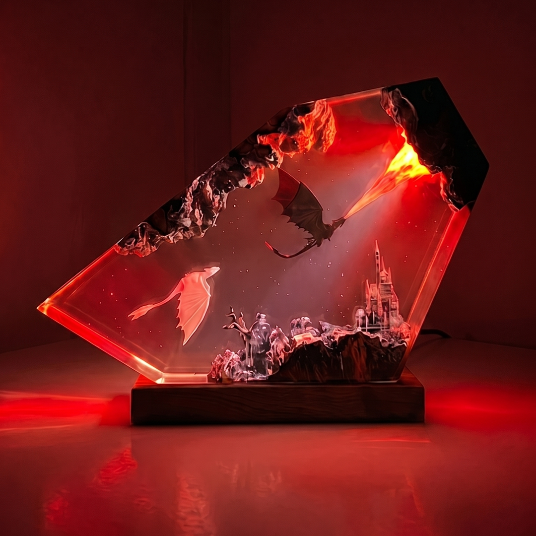 Ohnezahn Epoxid Lampe
