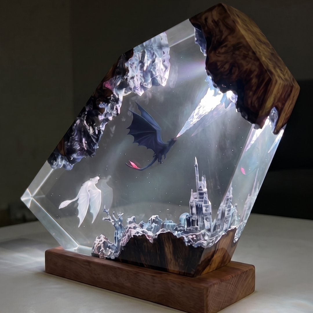 Ohnezahn Epoxid Lampe