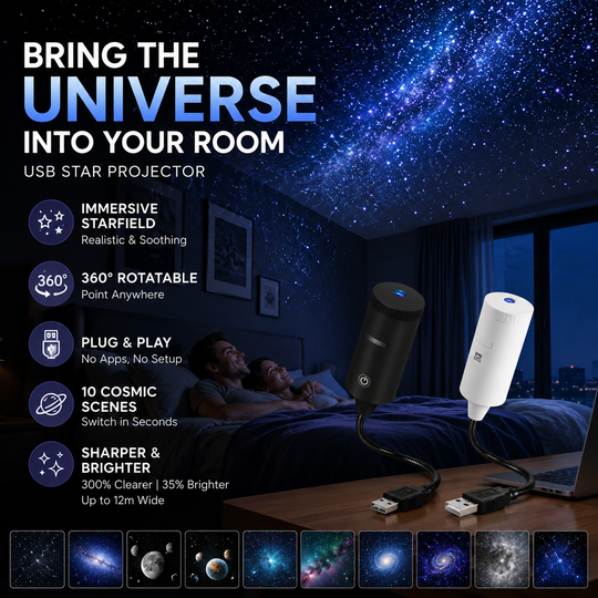 ✨ Plug-and-Play HD Star Projector🥳30,000+ Happy Users