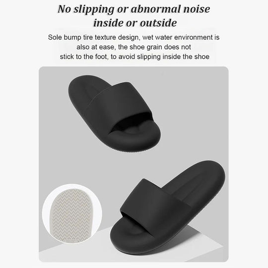 🔥50% OFF Non Slip Quick Drying Shower Slides, Soft Sole Bathroom Sandals Anti-Slip Bath Slippers for Indoor Home Pool Gym