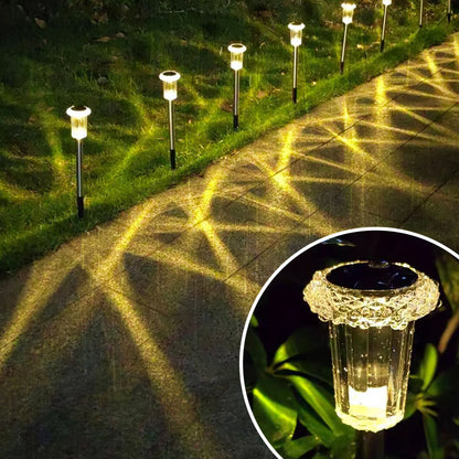 ✨ 6 PCS Solar wasserdicht Landschaft Lichter für Outdoor-Hof