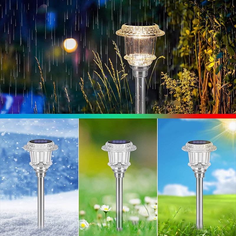 ✨ 6 PCS Solar wasserdicht Landschaft Lichter für Outdoor-Hof