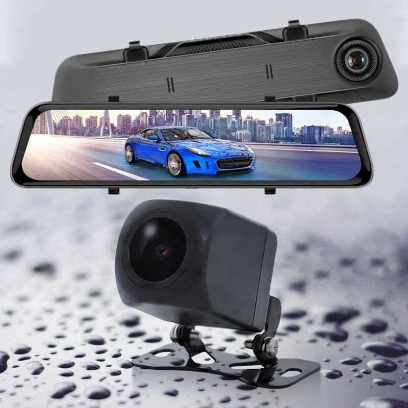 12" 4K Front- und Heck-HD Nachtsicht-Dashcam