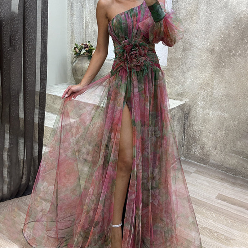 Unregelmäßige Tüllkleider für Frauen