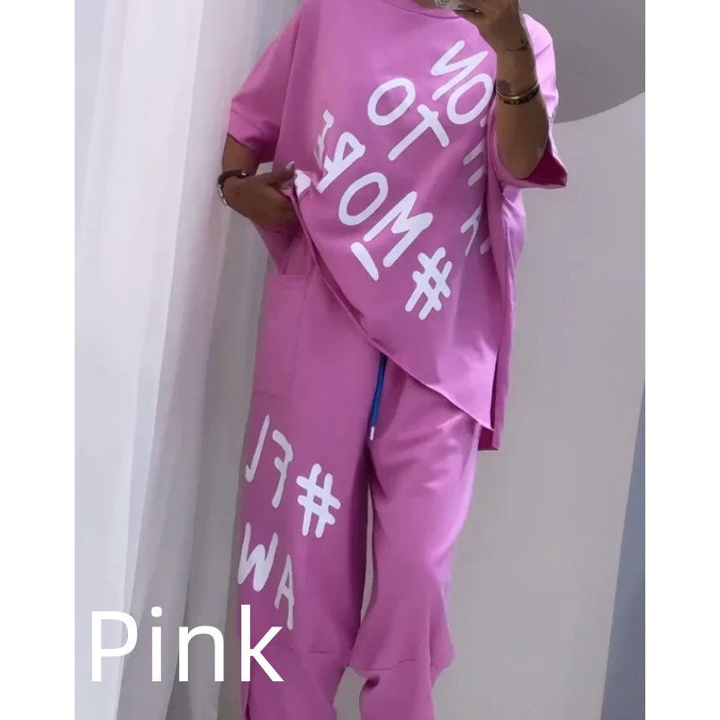 Zweiteiliges Set mit Komfortdruck für Frauen