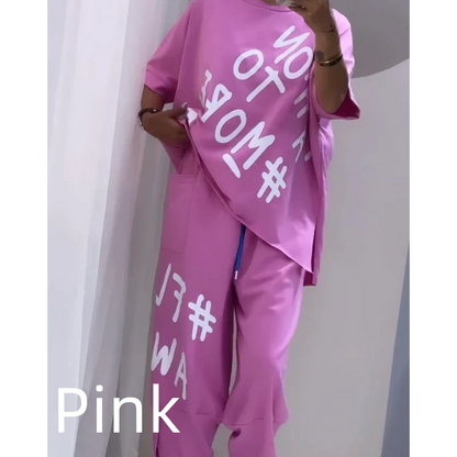 Zweiteiliges Set mit Komfortdruck für Frauen