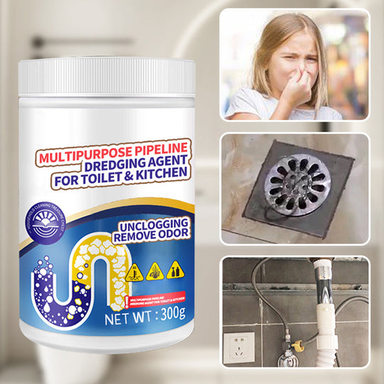 🔥Up to 55% OFF🔥Multipurpose Pipeline Dredging Agent for Toilet &amp; Kitchen