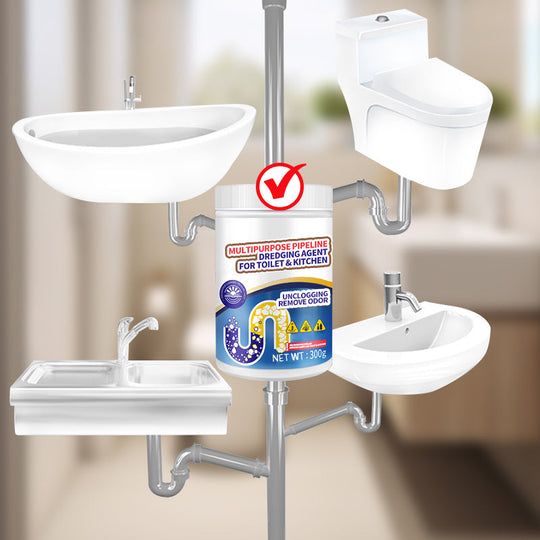 🔥Up to 55% OFF🔥Multipurpose Pipeline Dredging Agent for Toilet &amp; Kitchen