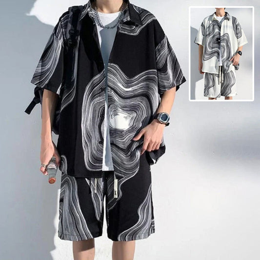 Cooles, lässiges 2-teiliges Set für den Sommer für Herren