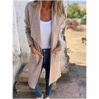 🔥🔥HEIßER SALE 50% RABATT🔥🔥Lässiger Langarm-Cardigan mit Revers