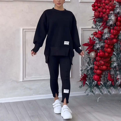 🔥2025 NEUE VERKÄUFE🏆Lässiges Sweatshirt-Leggings-Set für Frauen