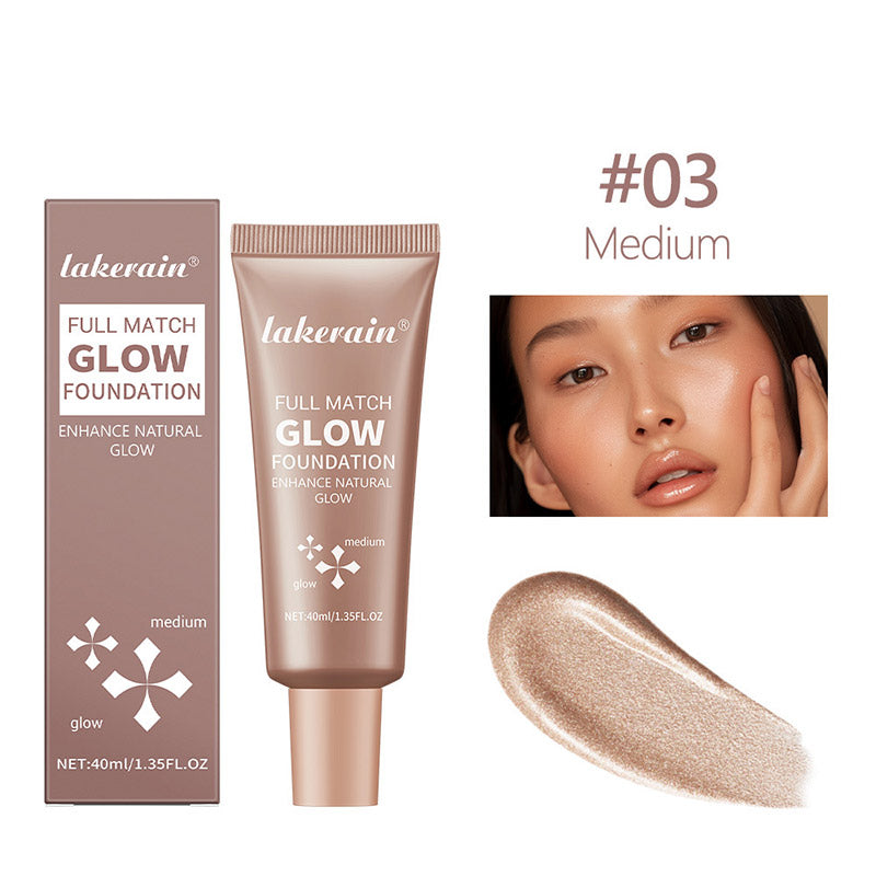 Vielseitige, langanhaltende, feuchtigkeitsspendende Glow Foundation