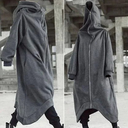 Langärmliger Nazgul-Langmantel für Unisex mit Kapuze