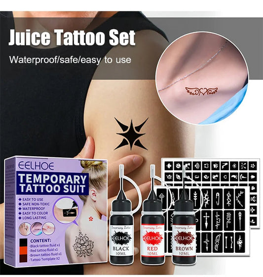 Wasserfestes Juice Tattoo-Set