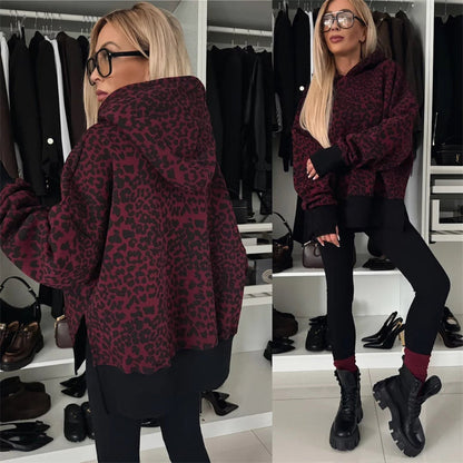 Damen-Zweiteiler mit Oversized-Hoodie und Leggings