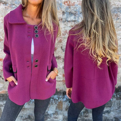 ❄️Winter Specials❄️ Elegante warme Tweedjacke für Damen