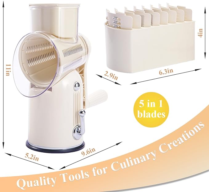 🧑‍🍳Kitchen Artifact - 49%OFF🥳-5 In 1 Food Chopper