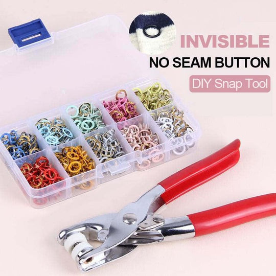 🧵 50% OFF! 🔘 DIY Button-Sewing Kit – Complete Toolkit, Easy to Use &amp; Reinforces Your Clothes ✂️
