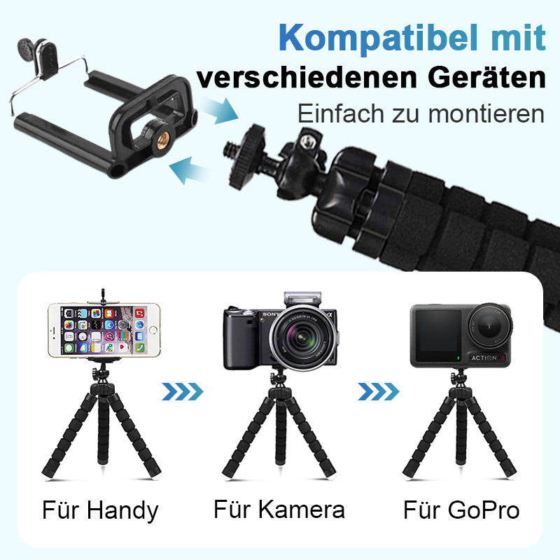 🎁Zeitlich begrenzt 50% RABATT🎁✨Flexibles Mini Stativ