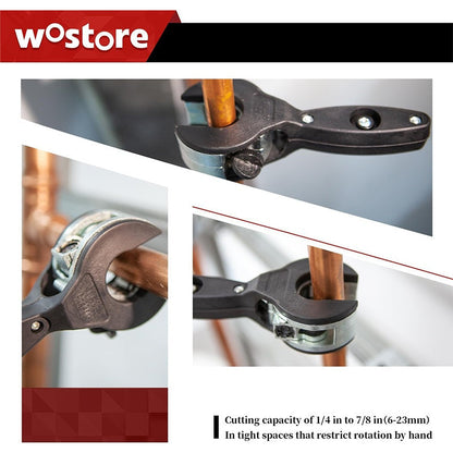 3-teiliges Ratschen-Rohrschneider-Set