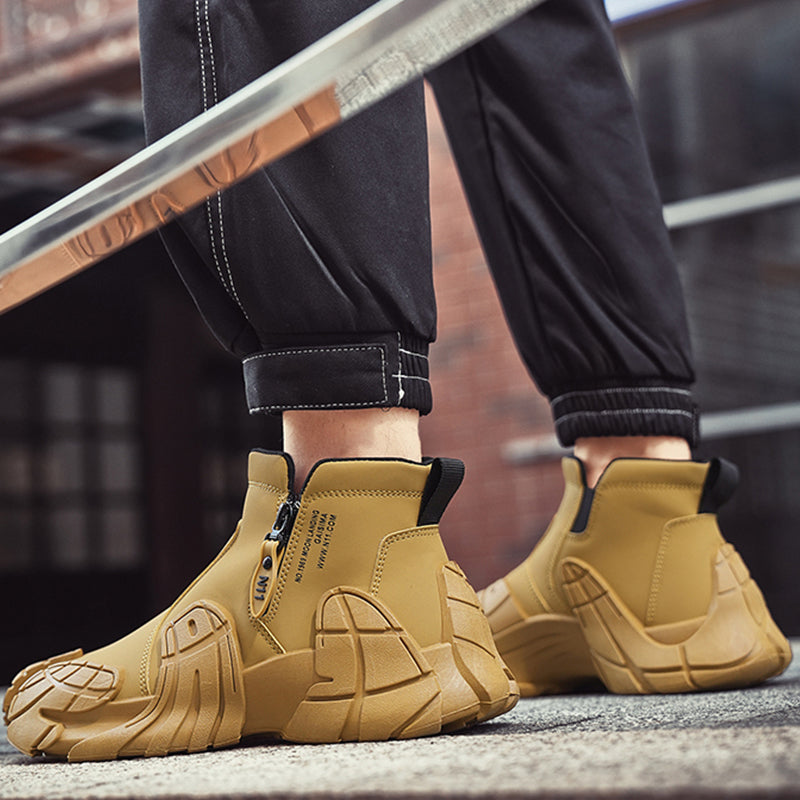 👞✨Herren-High-Top-Rutschfeste Praktische Mode-Schuhe