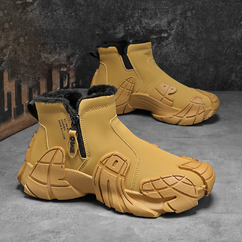 👞✨Herren-High-Top-Rutschfeste Praktische Mode-Schuhe