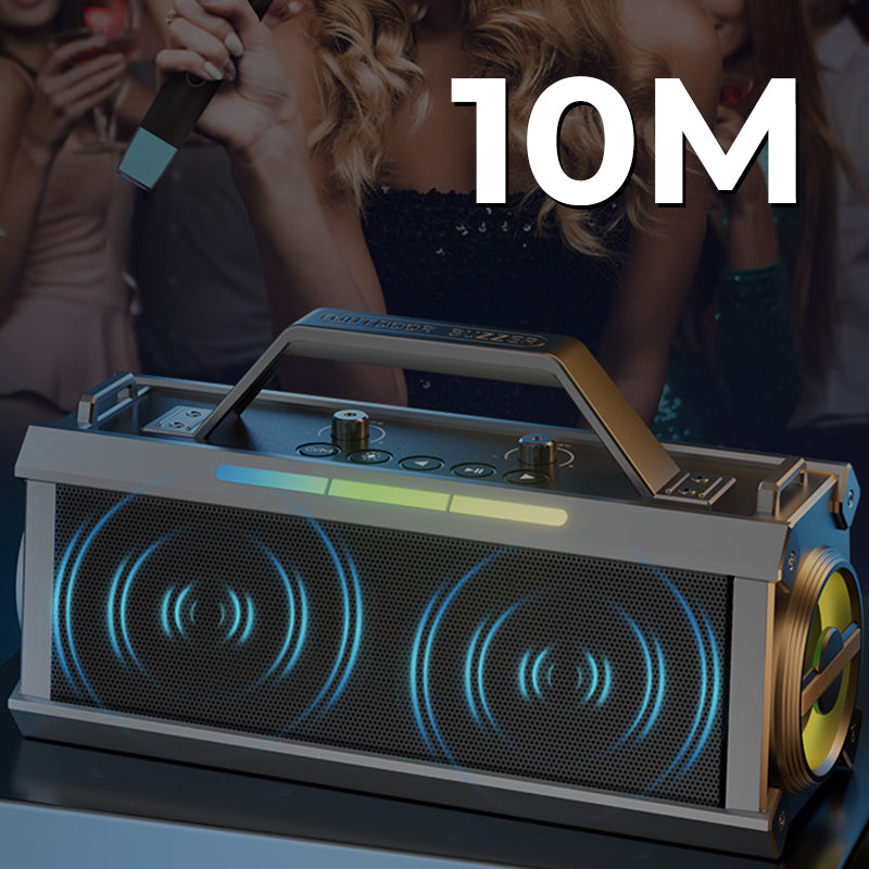 200-W-Bluetooth-Karaoke-Lautsprecher mit kabellosem Mikrofon