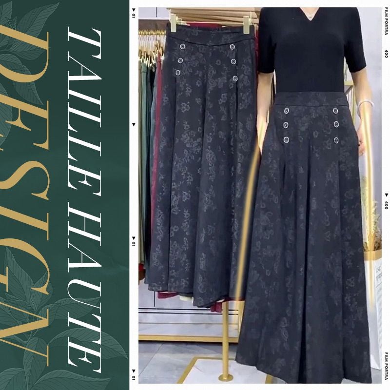 🔥🔥HEIßER SALE 50% RABATT🔥🔥Ice Seidenhose mit hoher Taille und weitem Bein