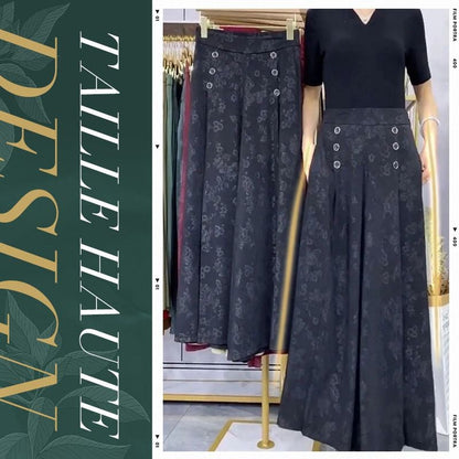 🔥🔥HEIßER SALE 50% RABATT🔥🔥Ice Seidenhose mit hoher Taille und weitem Bein