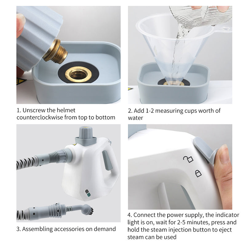 Mehrzweck-Handdampfreiniger-Set für Zuhause