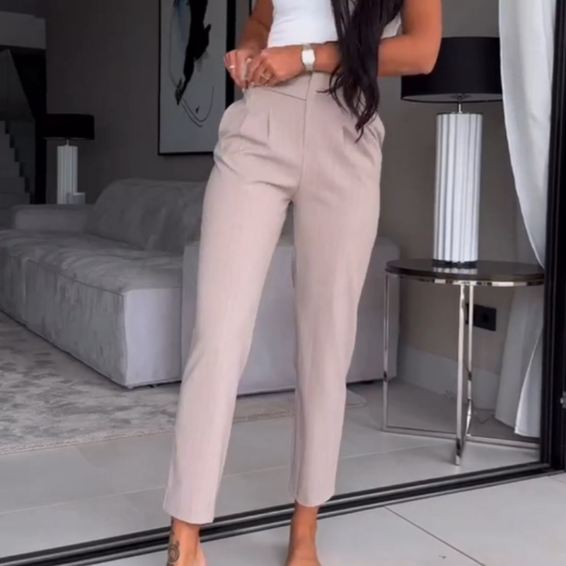 🔥Vielseitige, lässige Nadelstreifen-Anzughose für Damen