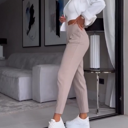 🔥Vielseitige, lässige Nadelstreifen-Anzughose für Damen